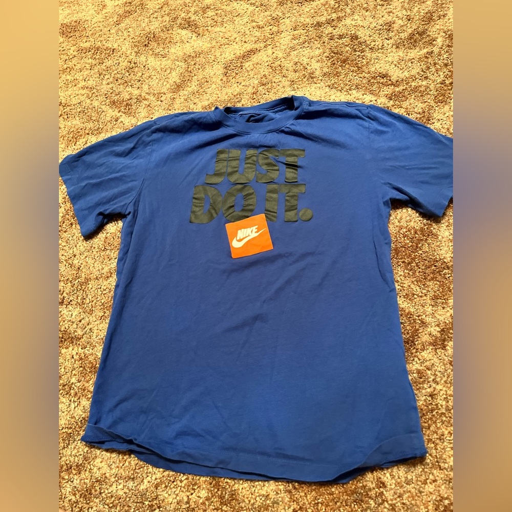 Blue Nike Just Do It T-shirt